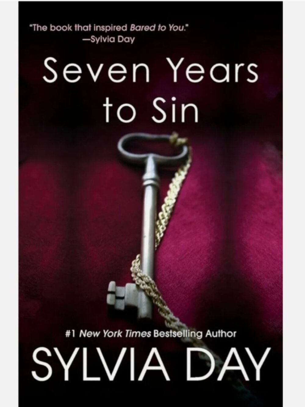5/$15 Book Seven Years to Sin Sylvia Day Historical Romance Spicy Open Door
